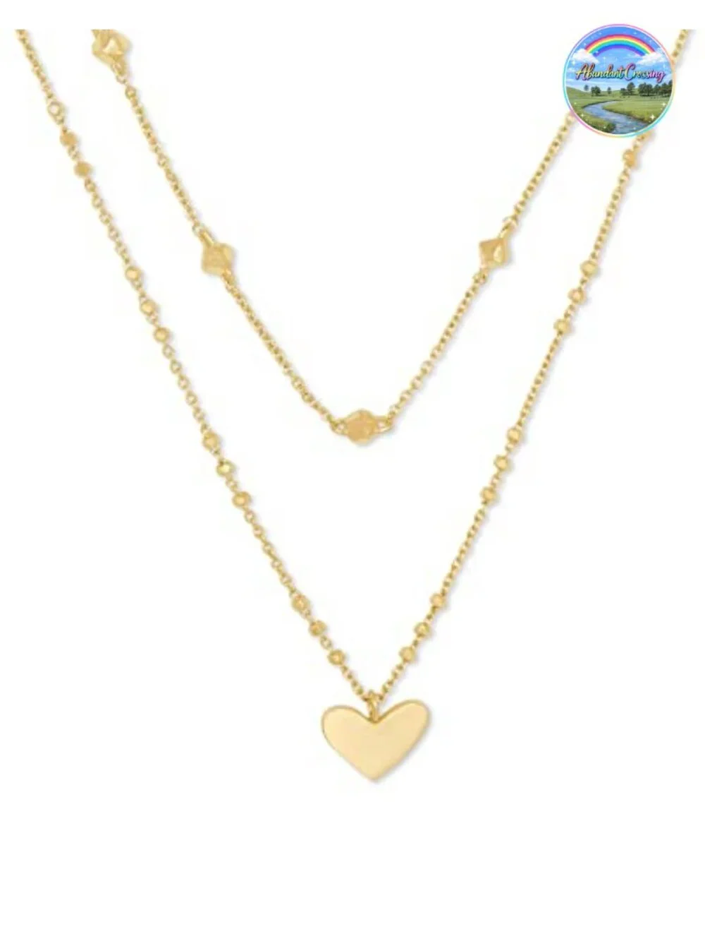 Kendra Scott Ari Heart Multistrand Necklace, Women's Fashion Jewelry